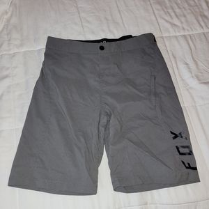 Mens grey FOX shorts